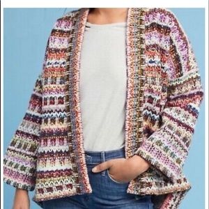 dRA Los Angeles Anthropologie Yoko Knit Kimono